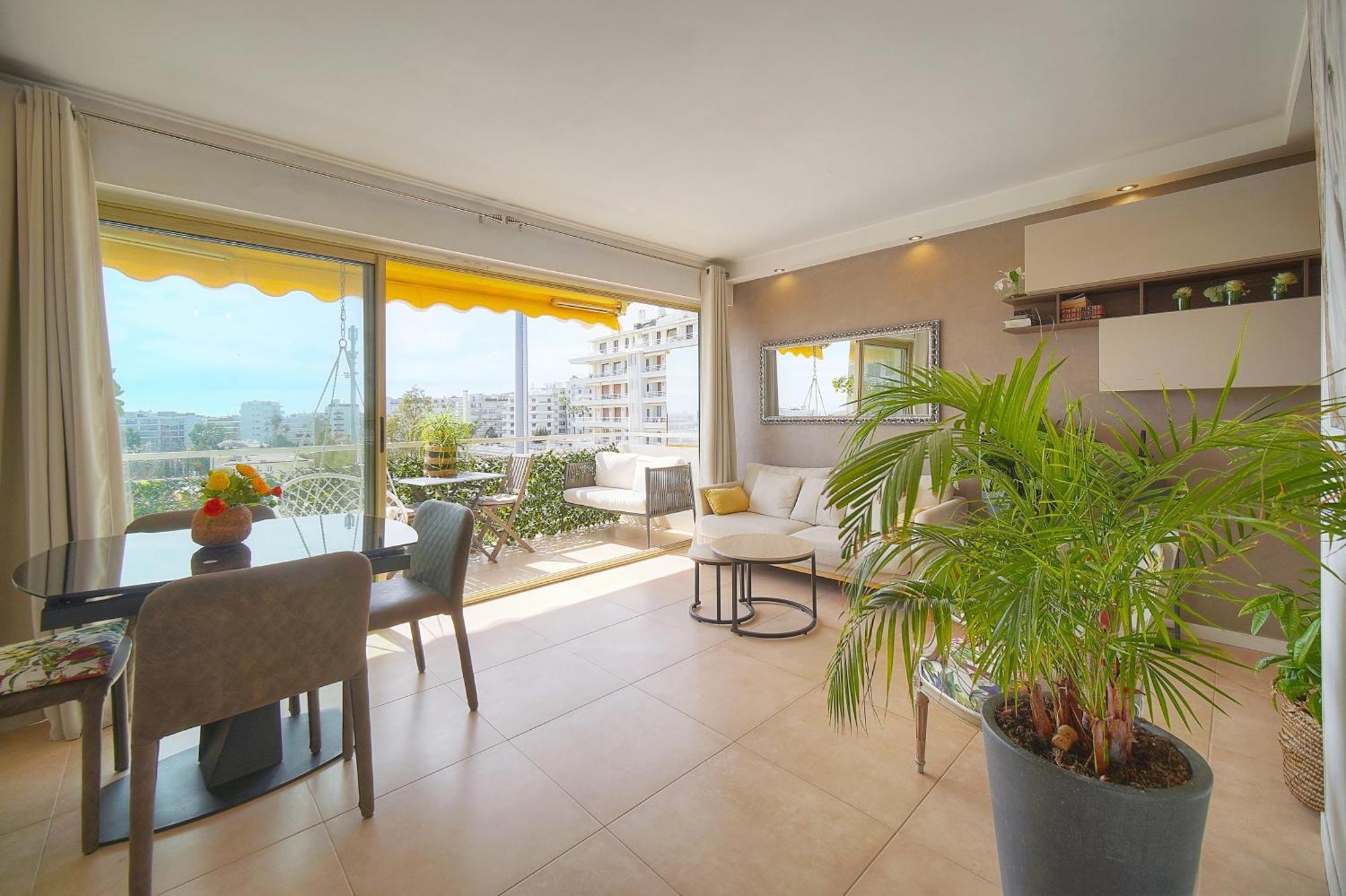 Frgk "Etoile Du Sud Terrasse Vue Mer Palm Beach" Cannes Exterior photo