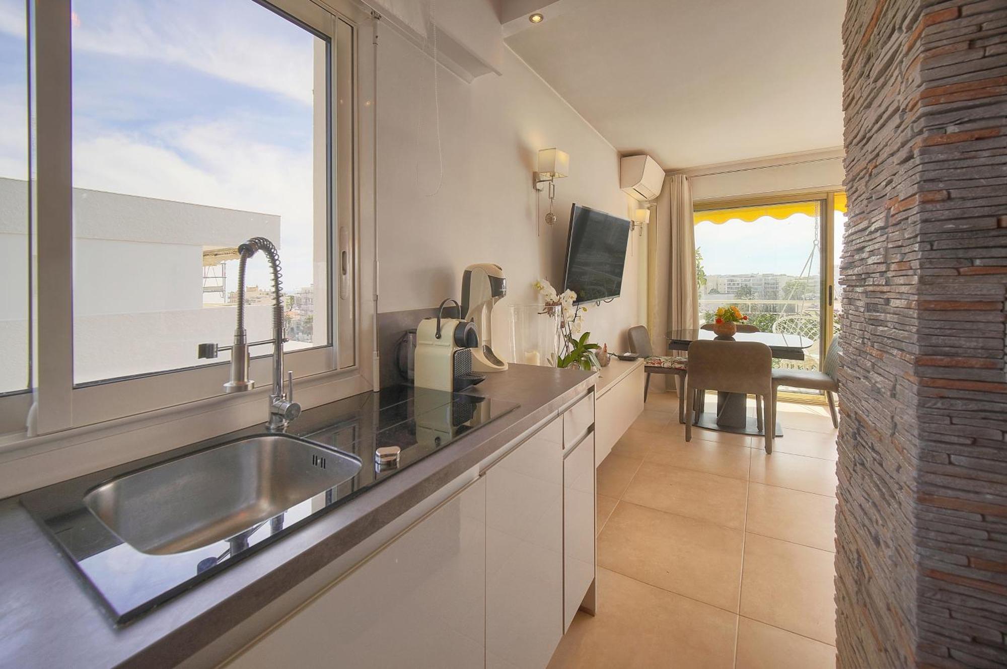 Frgk "Etoile Du Sud Terrasse Vue Mer Palm Beach" Cannes Exterior photo