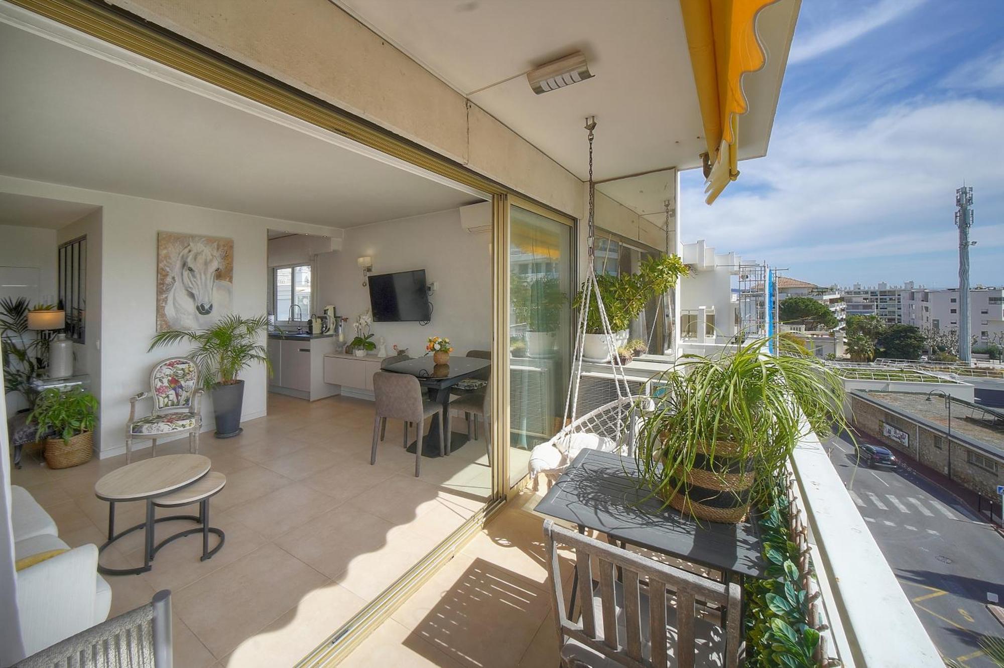 Frgk "Etoile Du Sud Terrasse Vue Mer Palm Beach" Cannes Exterior photo